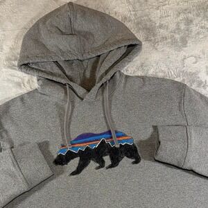 Patagonia Uprisal Bear Hoodie | Gray | Large